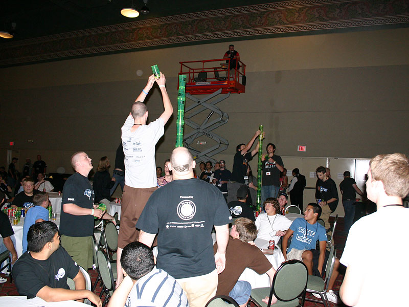 Cup Stacking at QuakeCon 2006 Cup Stacking at QuakeCon 2006